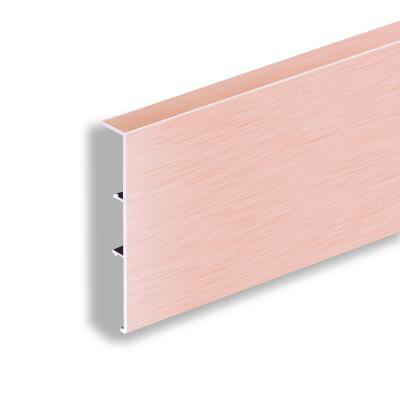 China Modern Modern Skirting Aluminum Skirting Profile For Wall Skirting Tile Wholesale Customized for sale