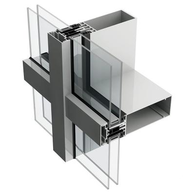 China Waterproof New Products Manufacturers Aluminum Curtain Wall Aluminum Profile for sale