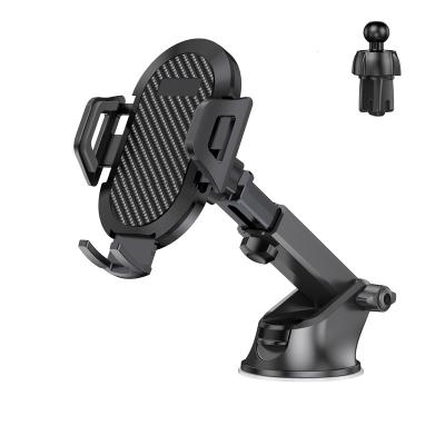 China Adjustable 2 in 1 Universal Car Air Vent Phone Holder Cradle Car Dash Mount Phone Holder for Mobile Phone for sale