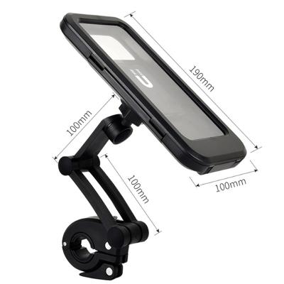 China 360 Degree Rotation Adjustable Motorcycle Bicycle Handlebar Cradle, Silicone Mobile Phone Holder Bike Phone Mount for sale