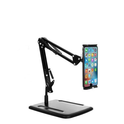 China Adjustable Bed Mobile and Tablet Stand Mount Phone Stand Lazy Table Clip Phone Holder for sale