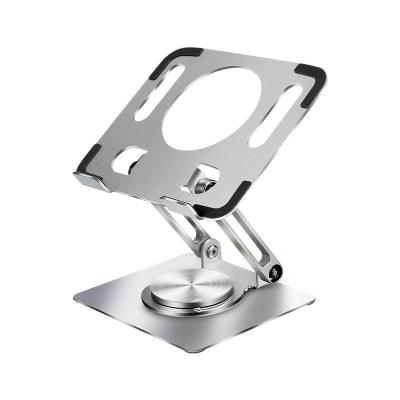 China Popular Fitted Aluminum Tablet PC Stand Tablet Holder With Rotating Base for sale