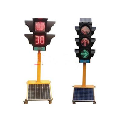 China Hot Selling Portable Solar Traffic Light Controller LED Super Bright Traffic Warning Lights for sale