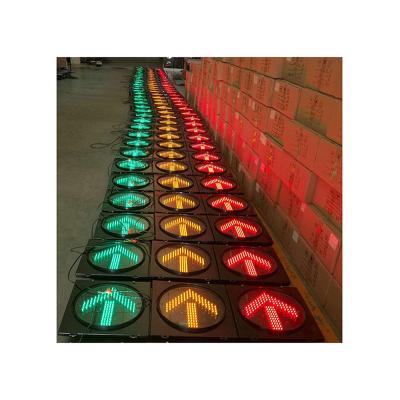 China Transportation hub specializing in the production of ultra-high 303 LED traffic light brightness traffic light monochrome arrow light for sale