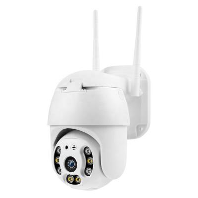 China Human Motion Tracking 1080P YIIOT Wireless IP Camera Good Quality 1080P 4MM Wifi Colorful Dome Image Alarm Recording Outdoor Security IP PTZ Camera for sale