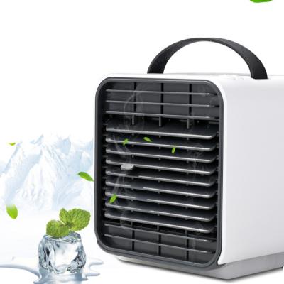 China 2020 New Night Light Design Ionizer Portable Evaporative Mini Rechargeable Air Cooler Fan for sale