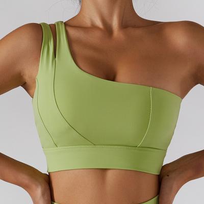 China Bodybuilding Back Bodybuilding Beauty Shouder Fitness Vest Women Quick Dry Bra Simple Breathable Workout Crossover Tops for sale