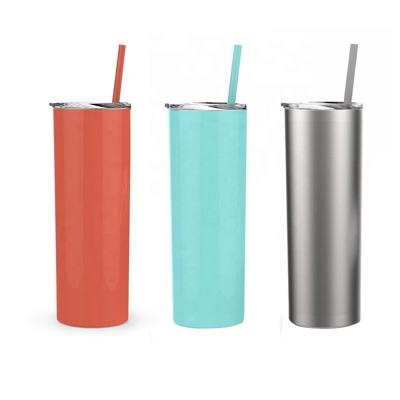 China Eco-Friendly 20oz Sublimation Sustainable Tumbler Stainless Steel Slim Lean Tumbler Mug for sale