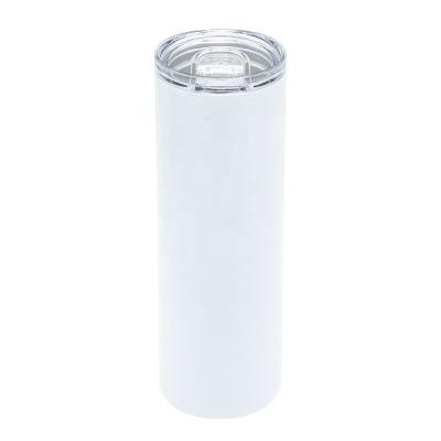 China Sublimation Stainless Steel 20oz Sublimation Water Bottle Double Walled Slim Beer Viable DIY DIY Lean White Tumbler For Printing for sale