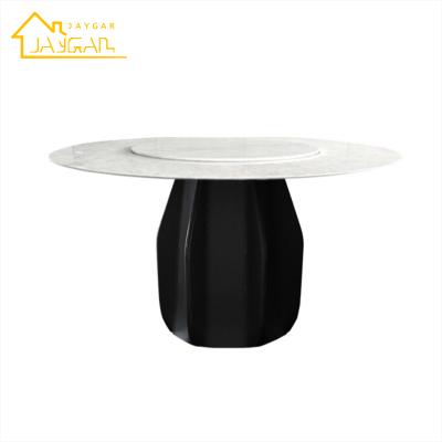 China K/D italian style luxury dining room furniture 54 inch round marble dining table for sale