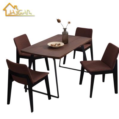 China K/D most popular dining table set for home and hotel 4 seater dining table and chairs for sale