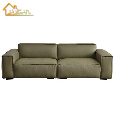 China Other Water Repellent Leather European Modular Sofa Muebles Studio Sofa 3 Seater Office Sectional Sofa for sale