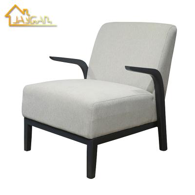 China Color Can Be Chose Contemporary White Upholstered Canvas Fabric Chair Chairs Contemporary Casual Armchair for sale