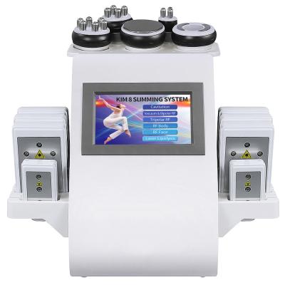 China 6in1 Cavitation 2.0 40K Vacuum Radio Frequency Vacuum Slim Beauty Machine FDA for sale