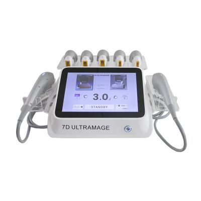 China 7D HIFU Anti Wrinkle RF Facial Machine 20000 Shots HIFU Ultrasound Facelift Machine for sale