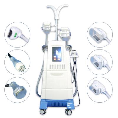 China 6 het Vermageringsdieetmachine van de handvatten40khz Ultrasone Cavitatie rf Cryolipolysis Te koop