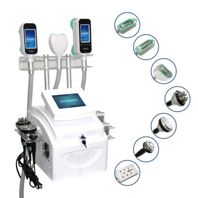 China 7 Handles 40khz Cavitation Multipolar Rf Ultrasonic Body Slimming Machine for sale