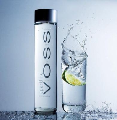 China Voss Eco - Friendly Water Bottle / Empty Glass Bottle For Mineral Water for sale