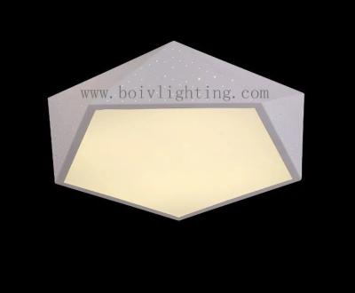 China LED Lamp LED Lighting Pendant Lightings And Handelier White Or Black Pentagon for sale