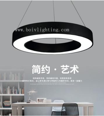 China LED Pendant Lights Black And White Color Iron Acrylic Modern Simple 800*800*1000MM for sale