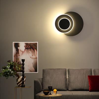 China Led Wall Lamp Can Rotaing Good Lights White And Black Color for sale