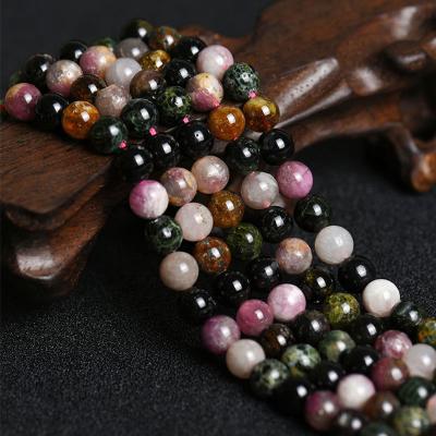 China DIY jewelry making natural gemstone wholesale faceted beads tourmaline gemstone bead necklace for diy jewelry making beads stone gemstone for sale