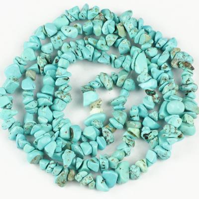 China Natural Irregular Green Turquoise Chip Beads For Jewelry Making Diy Necklace Bracelet Polishing Gifts for sale