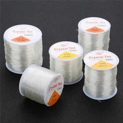 China DIY Jewelry Making 100M Plastic Crystal DIY Beading Stretch Tie Elastic Line Jewelry Making String Jeweleri Wire String Supply for sale