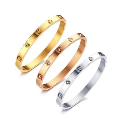 China FASHIONABLE Korean full diamond bracelet female opening home card fashion minimalist red network with bracelet manufacturers wholesale for sale