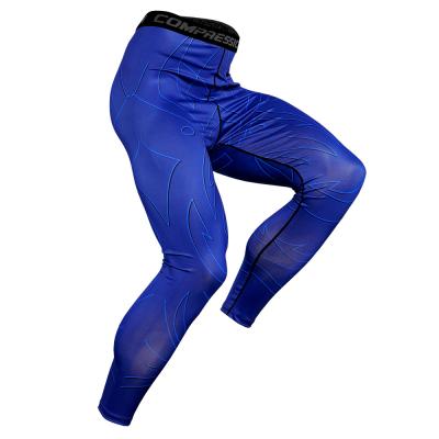 China Breathable Gaiters Mens Workout Fitness Running Tights Men's Gaiters Polyester Pants Fitness Safety for sale