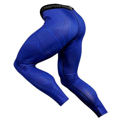 China Tight Breathable Fitness Clothing Men Gaiters Gym Wear For Men Compression Pants for sale