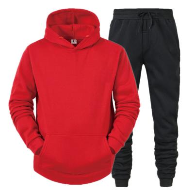 China Breathable High Quality Sweatpants And Sport Tracksuit Sublimation Hoodie Set Men for sale