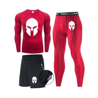 China Hot Sale Breathable Male Workout Clothes Jogging Fitness Gym Set Men for sale