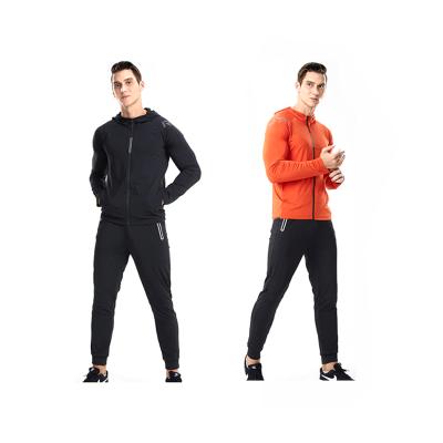 China Breathable Custom Logo Jogging Workout Clothing Three Piece Set Men Gym Tracksuit for sale