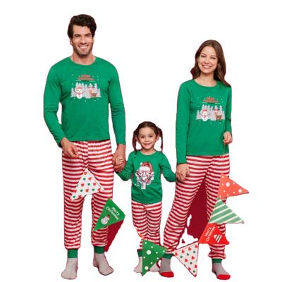 China Promotion Cotton Family QUICK DRY Pajamas Sets Polyester Christmas Matching Pajamas For Family for sale