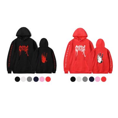 China Viable Hot Men's XXXTentacion Sublimation Sale Pullover Hoodies Bulk Oversized Hoodie for sale