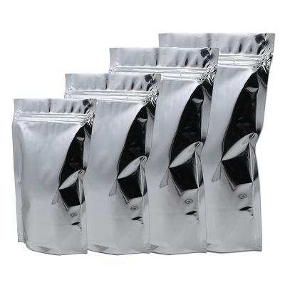 China Logo Resealable Aluminum Foil Stand Custom Moisture Proof Up Self Sealing Food Packaging Bag Sealed Pouch for sale