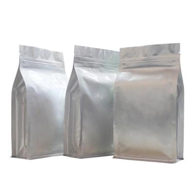 China Whey Protein Powder Moisture Proof Eight Seal Bag Side Protein Powder Bag With Aluminum Foil Zip Lock Maker 500g 1 Kg Coffee Bean Bag for sale