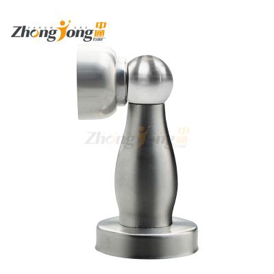 China Modern Magnetic Dust Stoppers Wall Protector Bottom Bracket Draft Resistant Stainless Steel Door Stopper for sale