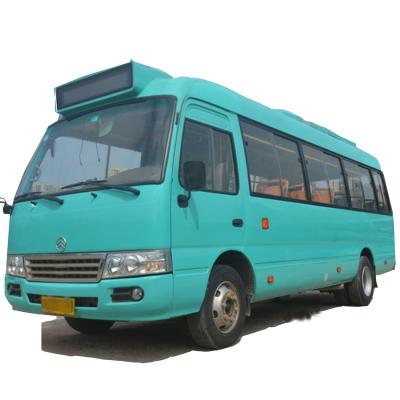 China Golden Dragon 6700 Mini Coach Passenger Bus For Sale New Color 6 Max White Metallic Diesel Body Engine Price - 8L for sale