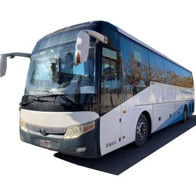 China Used Yutong Bus ZK6117 48 Seats Diesel Bus For Sale Yuchai Engine LHD Driver Steering bus yutong 48 place f12 plus > 8L for sale