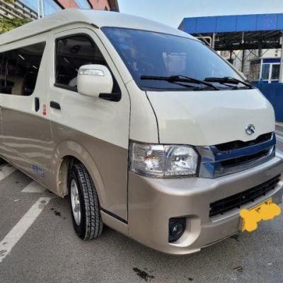 China 11/14 Gasoline Used Seats Mini Bus With AC No Crash 2017 Year < 4L for sale