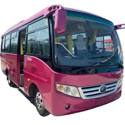 China 2015 Year 24 Seats Used Yutong Coach Bus ZK6660D Small Bus Air Conditioner For Commute 4 - 6L for sale