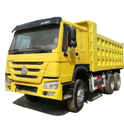 China Used HOWO Dump Truck 10 Wheels 50 Ton Capacity Sino Tipper Truck For Sand Mining > 8L for sale