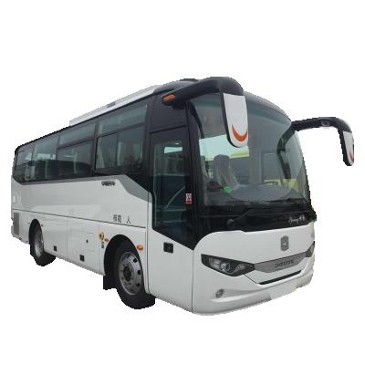 China 39 Seats Diesel Bus For Sale Original Cummins Engine Color Transmission Adjustable Type Steering LHD 6 - 8L for sale