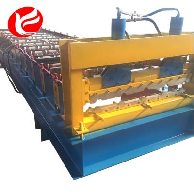 China CNC Made Metal Color Steel Roof Tile Cold Forming Machine Panell Tile Roll Ibr Sheet Making Equipment for sale