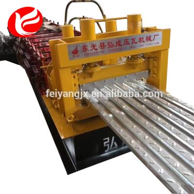 China Hotels Reasonable Prices Sheeting Corrugated Sheet Trapezoid Plate Roll Forming Machine for sale