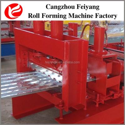 China Cangzhou Feiyang Hotels Galvanized Steel Pedals Profile Cold Roll Forming Machine For Construction for sale