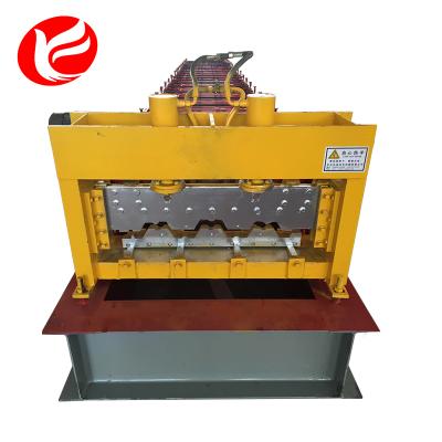 China Hotels Botou Floor Deck Tile Making Machine , Roll Forming Machine For Nigeria for sale