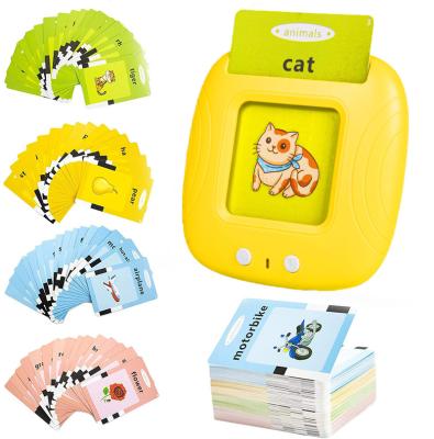 China Wholesale ABS Plastic Kids Gift Learning Musical Flash Card Custom Kids English Voice Card Machine Early Learning Educational Toys for sale